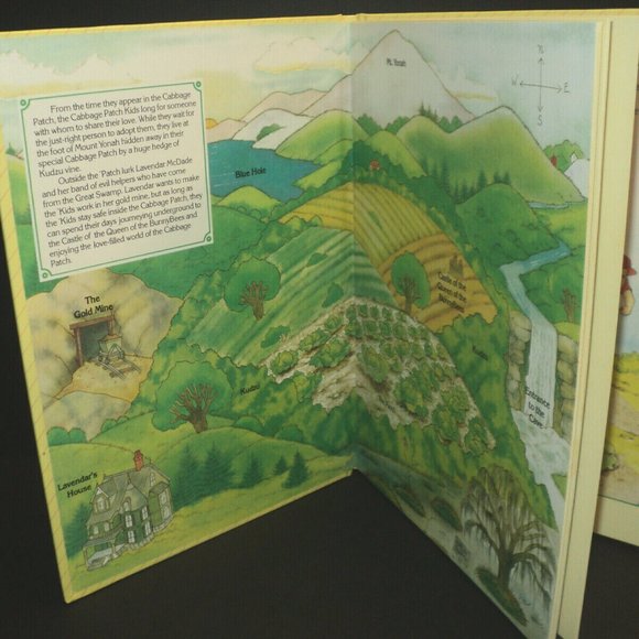 Cabbage Patch Kids The Big Bicycle Race Hardcover 1984 Parker Brothers - Picture 3 of 4